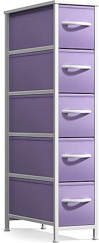 Miniatura 64 de Sorbus Torre estrecha con 4 cajones – Almacenamiento vertical para dormitorio, baño, lavandería, armarios y más, marco de acero, parte superior de