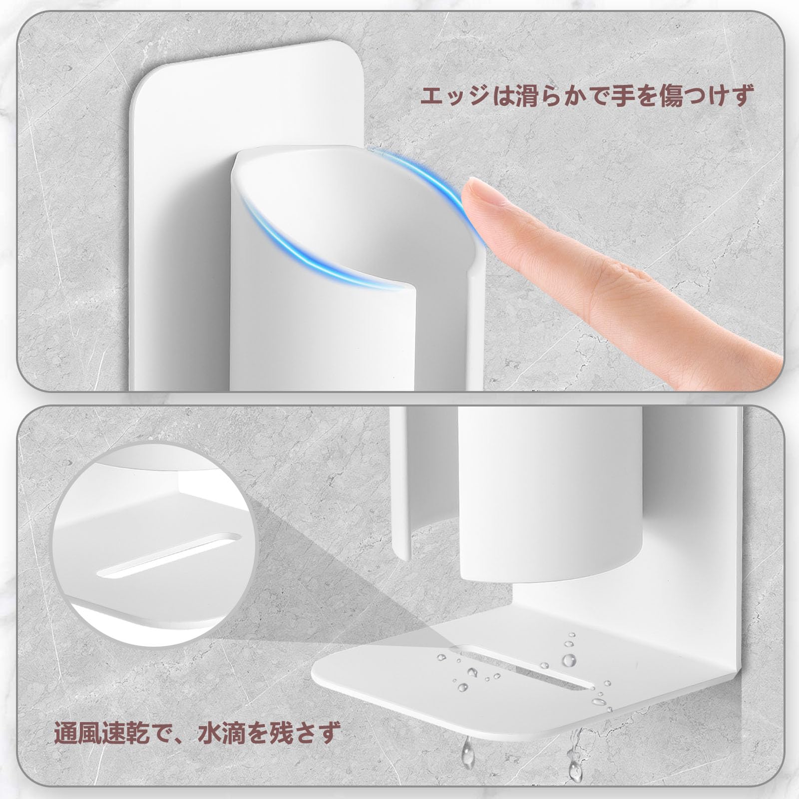 Amazon｜KAIXUANMAN マグネット 歯ブラシホルダー 電動歯ブラシ