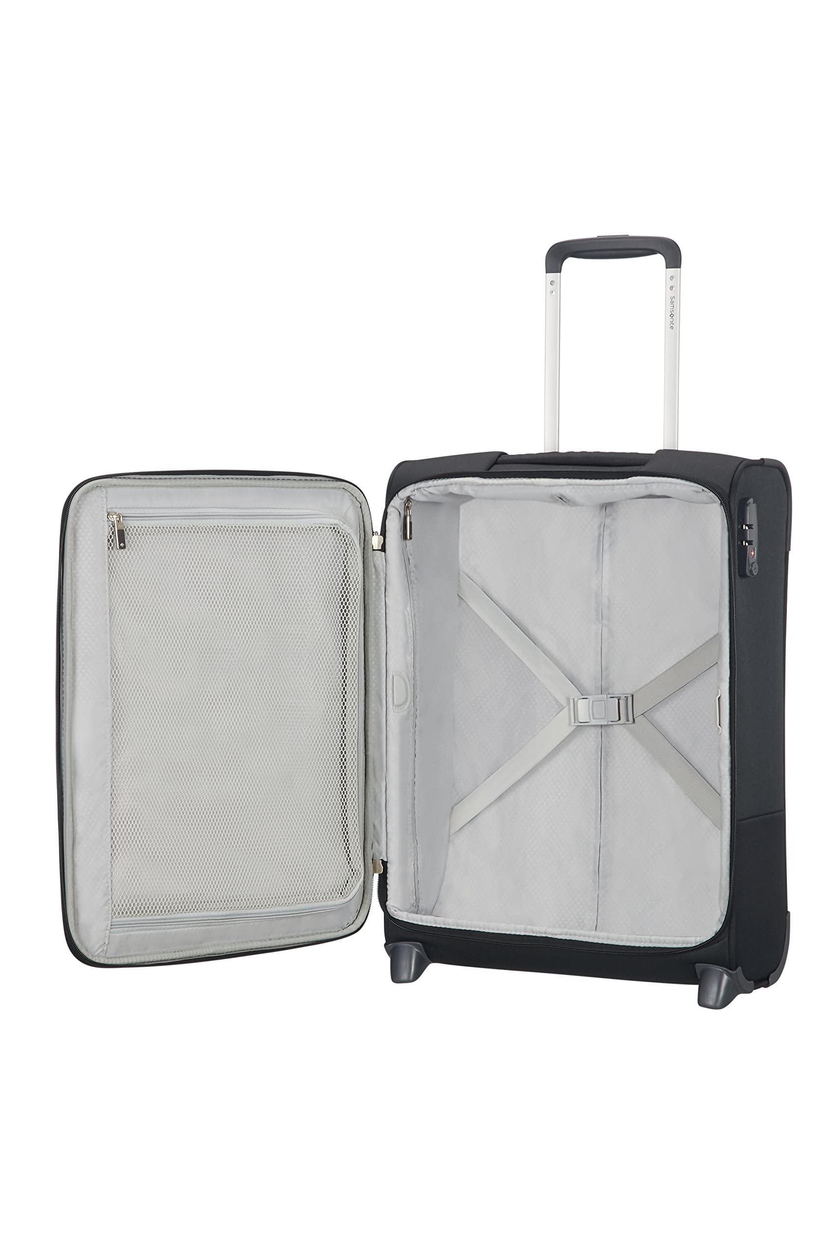 Samsonite Base Boost - Maleta de Material Blando de 66 cm, tamaño Mediano, Maleta con 4 Ruedas, candado TSA, Ligera y Ampliable, 67,5 L, Negro