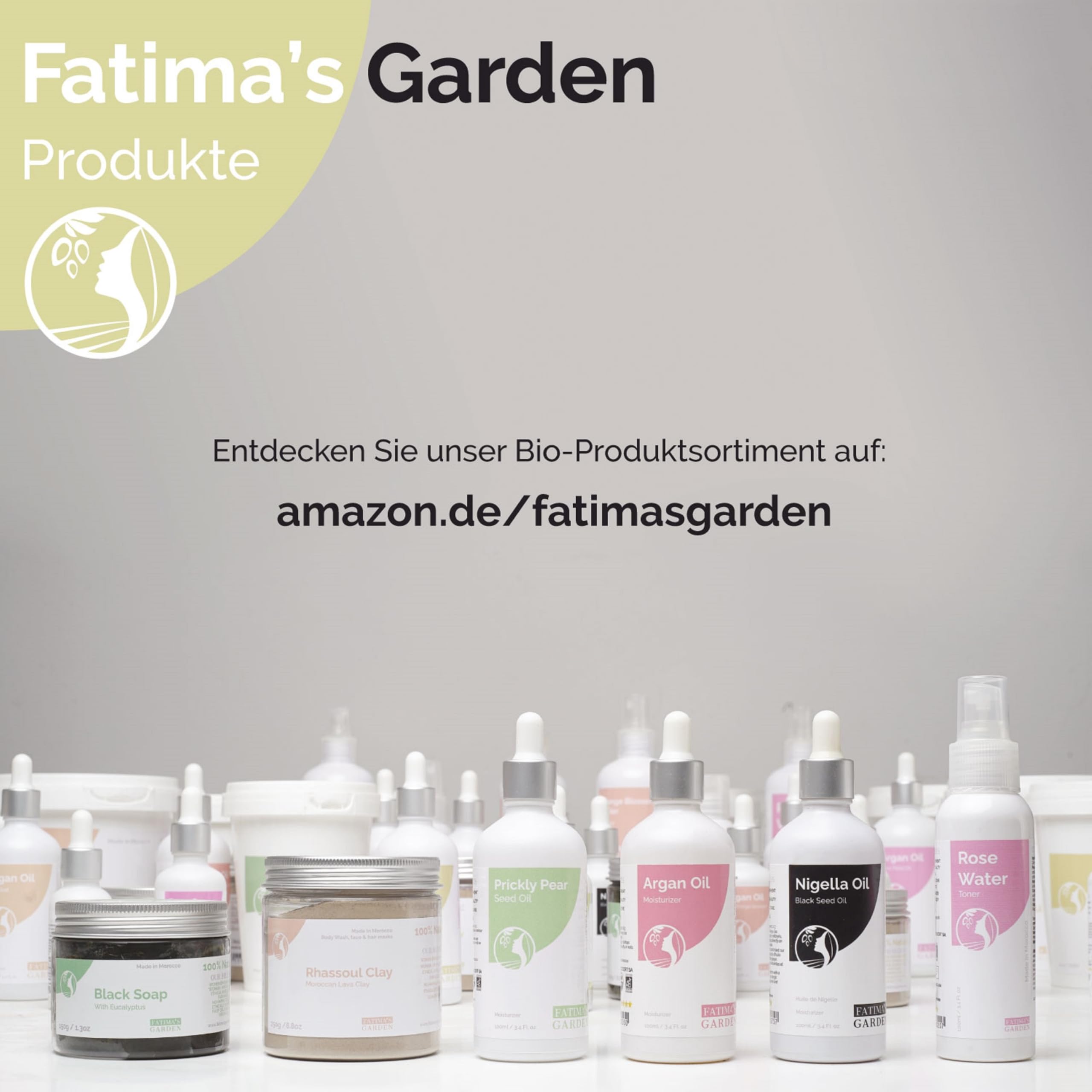 Fatima's Garden Tebrima/Soqla Hammam Marokkanisches Peeling mit Aker Fassi Natürlich Revitalisierend 500g