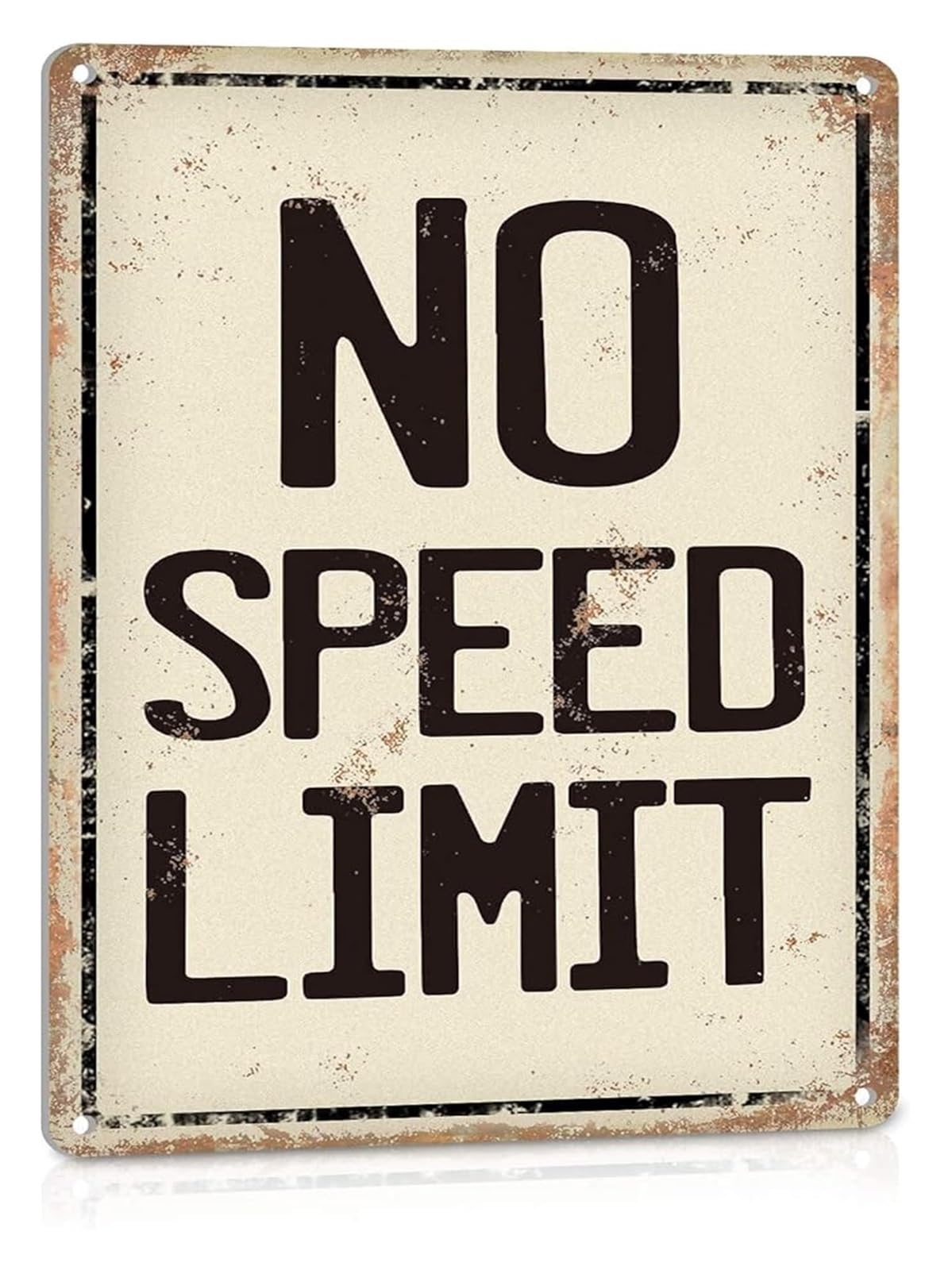 HDKYSWBUEJ Funny Racing Sign for Teens Vintage Aluminum Metal Tin Sign for Bedroom or Man Cave 8 X 12 in
