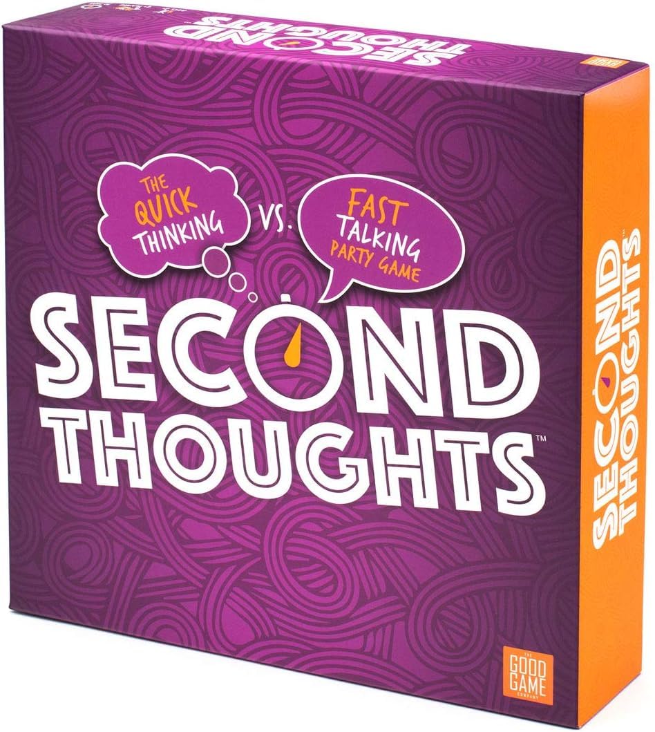 Second Thoughts- The Quick Thinking vs Fast Talking Party Game
