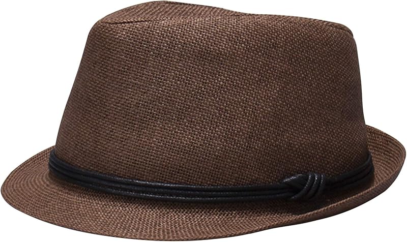 Levi's Sombrero Fedora de paja para hombre