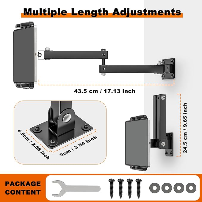 Soporte de Pared Plegable para Tablets de 4.7-12.9 Pulgadas BAISHUN miniatura 8