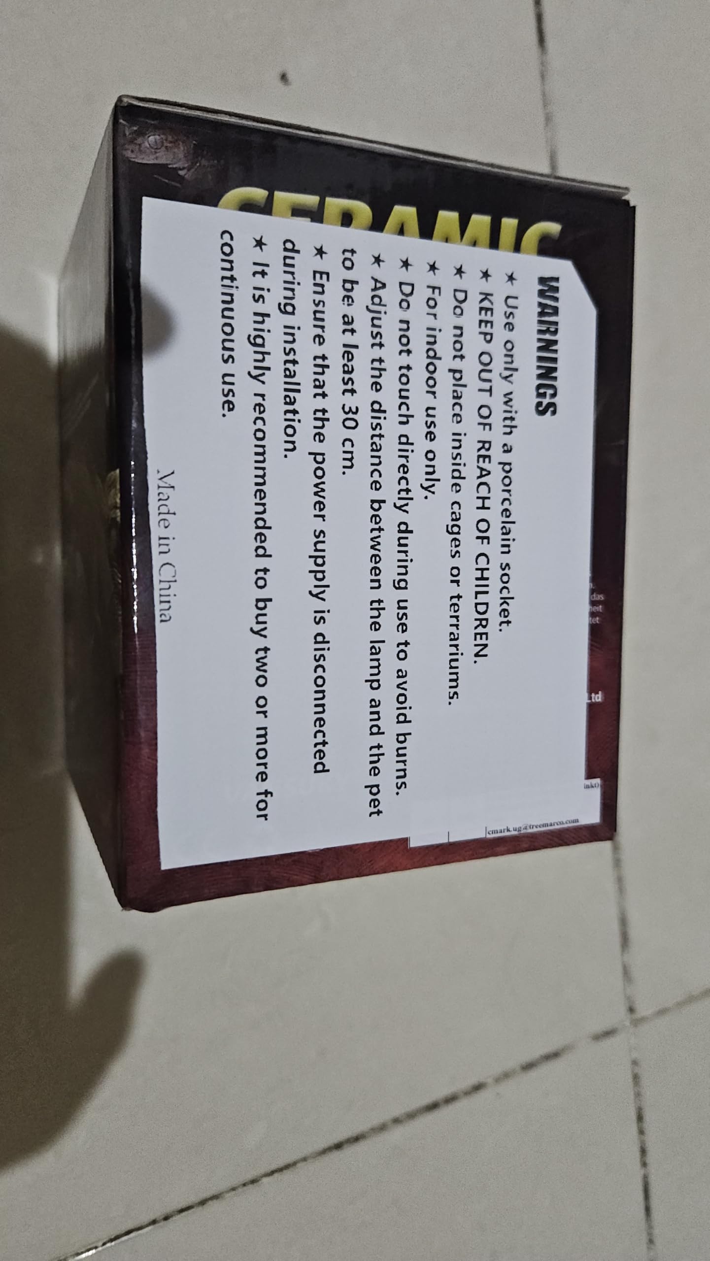 100W Lampe Chauffante en Céramique pour Reptiles et Animaux – Émetteur de Chaleur Infrarouge Sans Lumière, Durable, 220-240V – Idéal pour Lézards, Serpents, Poussins, Hamsters - 4