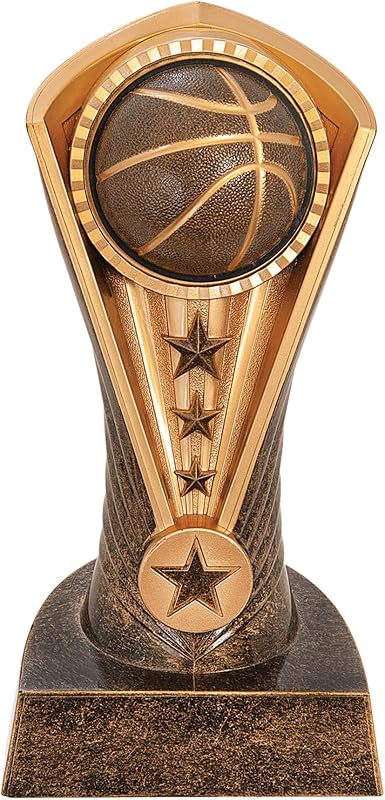 Engraved or Blank, Pack of 1 or Pack of 12, 6.5 Inch Cobra Basketball Trophies