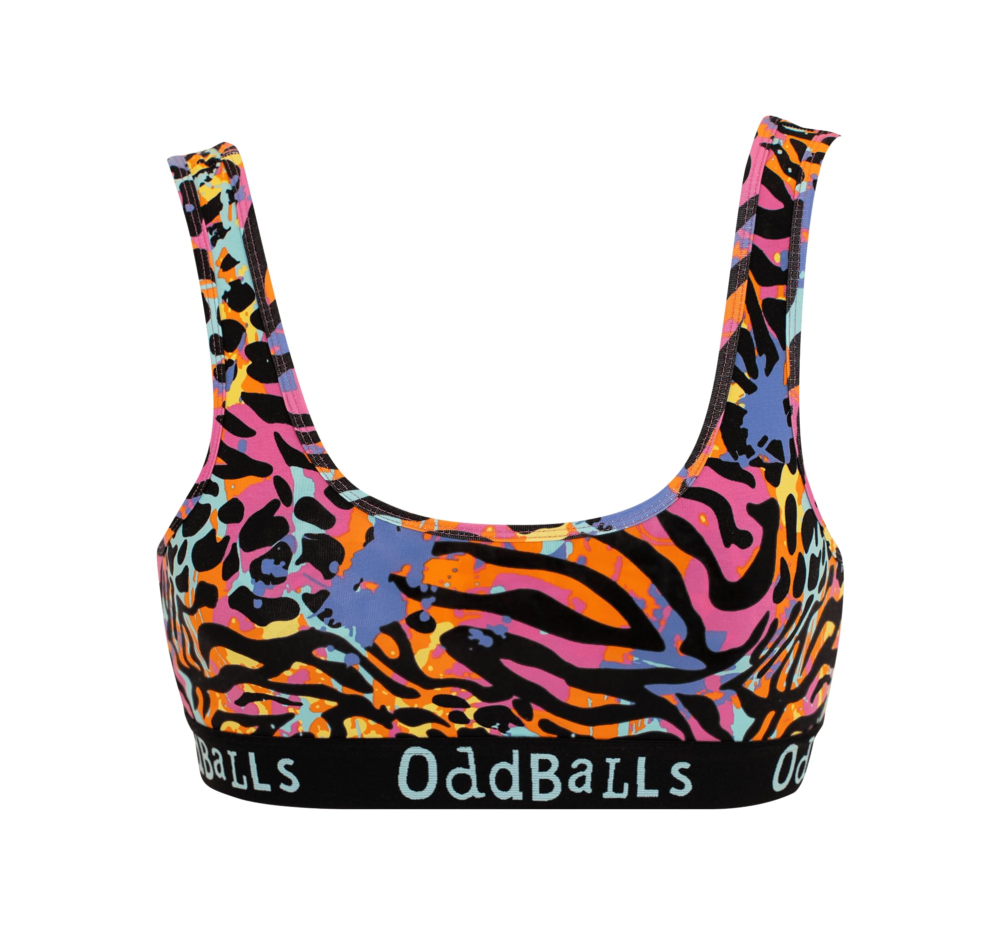 Oddballs Women's Filthy Animal Comfy Cotton Bralette - Soft Bra Top