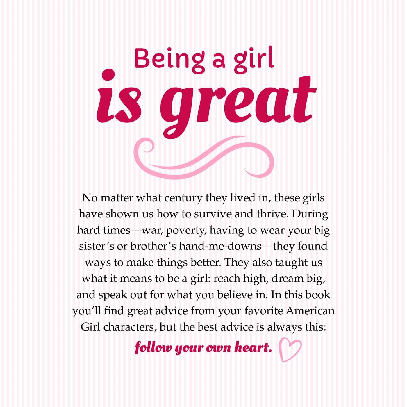 Everything I Need to Know I Learned From American Girl: Timeless Advice for Girls of All Ages (American Girl® Wellbeing)      Hardcover – April 29, 2021