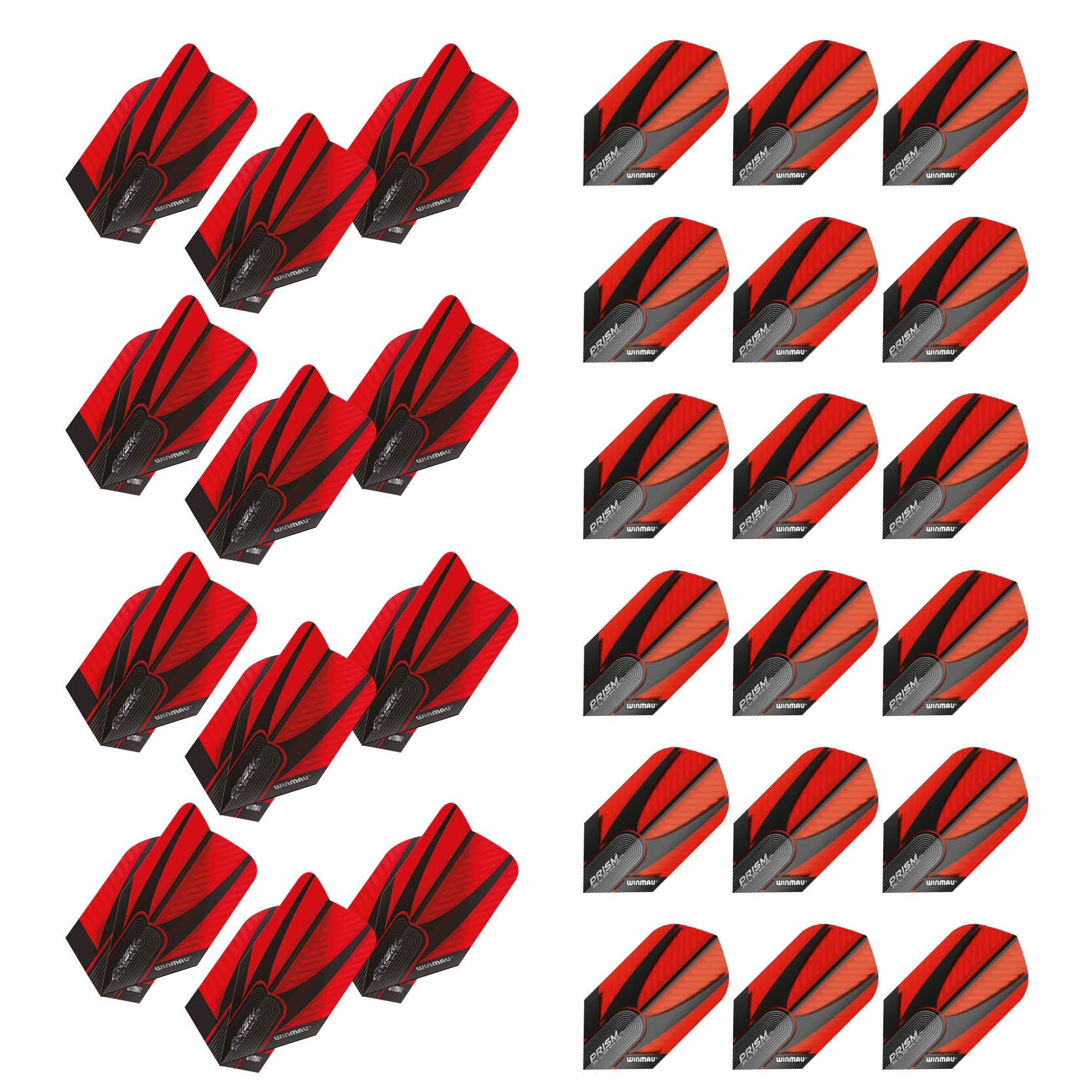 WINMAUPrism Alpha Slim Design Dart Flights - 10 sets per pack (30 dart flights in total)