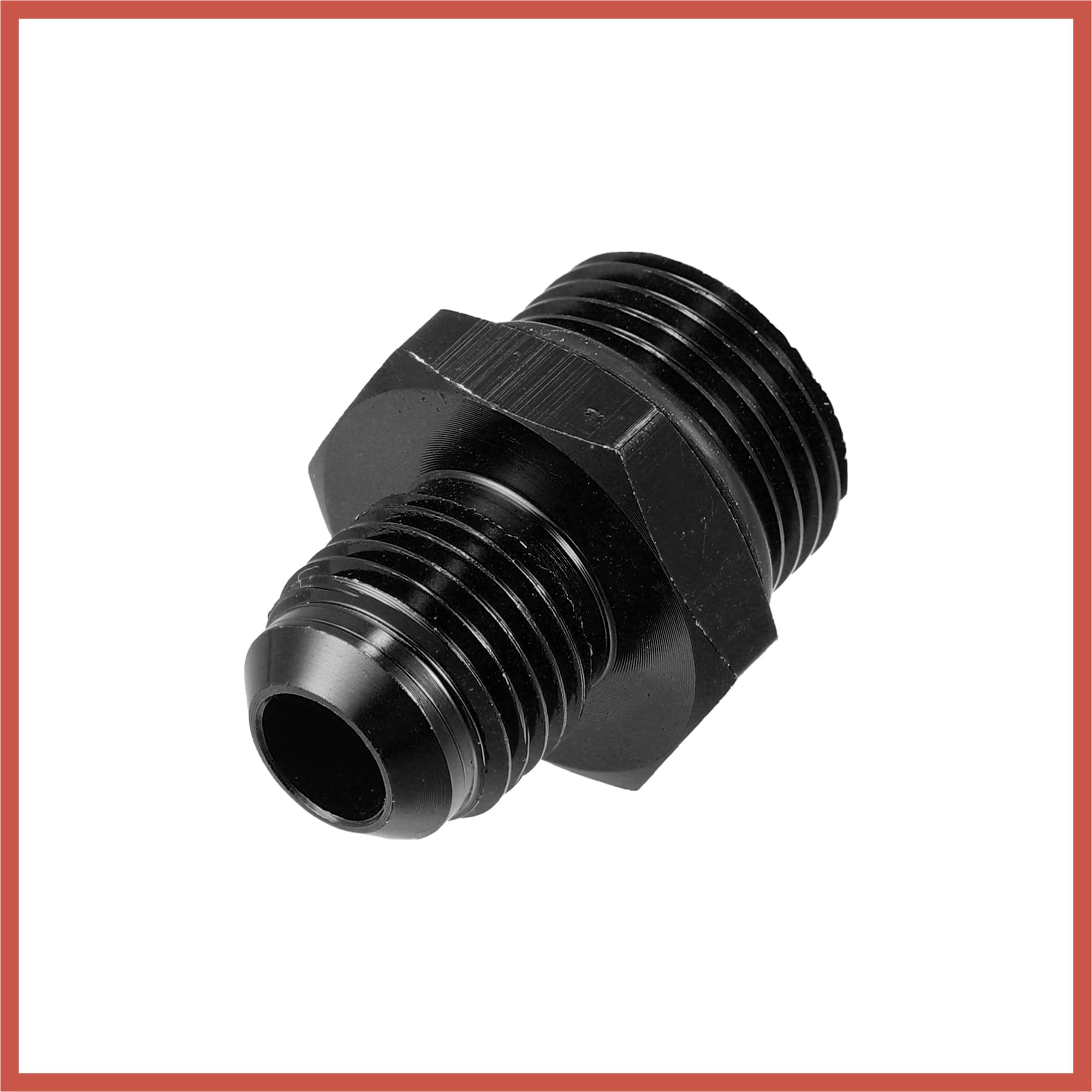 M18x1.5 Male To AN8 JIC Male Flare Adapter - -8AN Blue, Unbranded Hydraulic Fitting