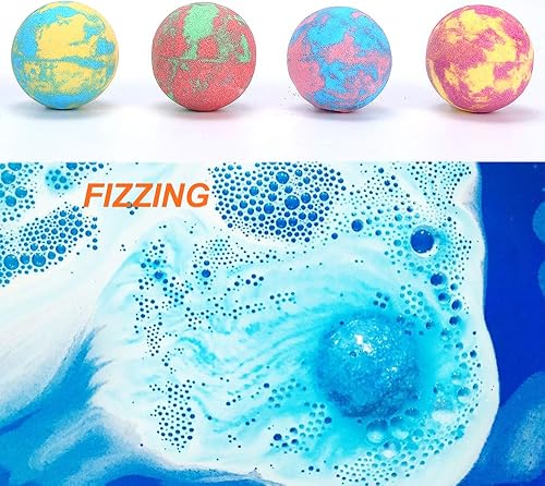 Miniatura 4 de Bombas de baño para niños con juguetes en el interior para niñas y niños, juego de regalo de 12 piezas a granel de gran tamaño para mujeres y niños,