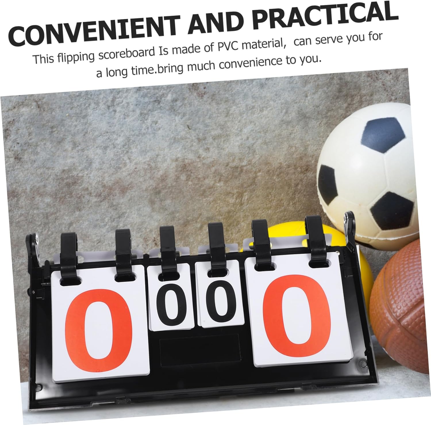 Basketball Scoreboard Scorekeeper for Basketball Volleyball and Tennis Multi-Sport Scoreboard Numbers for Indoor and Outdoor Games