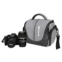 adventIQ Compact Captura Pro 0297 Camera Bag for DSLR & Mirrorless – Fits Nikon, Canon, Sony – Camera Bag for Travel – Shockproof Sling Case for Lens – Water-Resistant (Grey Black) gallery image