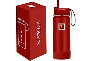 IRON °FLASK 18 oz Kids Water Bottle with Straw