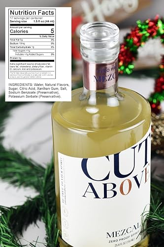 Miniatura 2 de CUT ABOVE Mezcal Zero Alcohol | Espíritu sin alcohol prémium galardonado para cócteles sin alcohol | 25.4 onzas líquidas (25.4 fl oz)