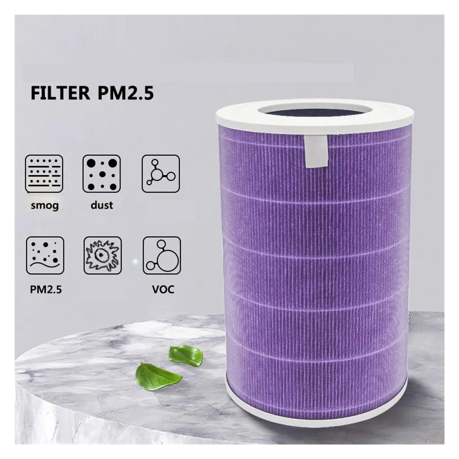 Filtro Purificador De Aire Compatible con Xiaomi 2/1/2S/3/3H/Pro, Filtro HEPA De Carbono H13.(D)