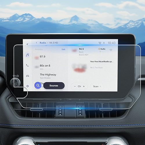 Vista 11 de Protector de pantalla táctil para Toyota RAV4 de vidrio templado brillante 2023 2024 2025 de 10.5 pulgadas - RAV4