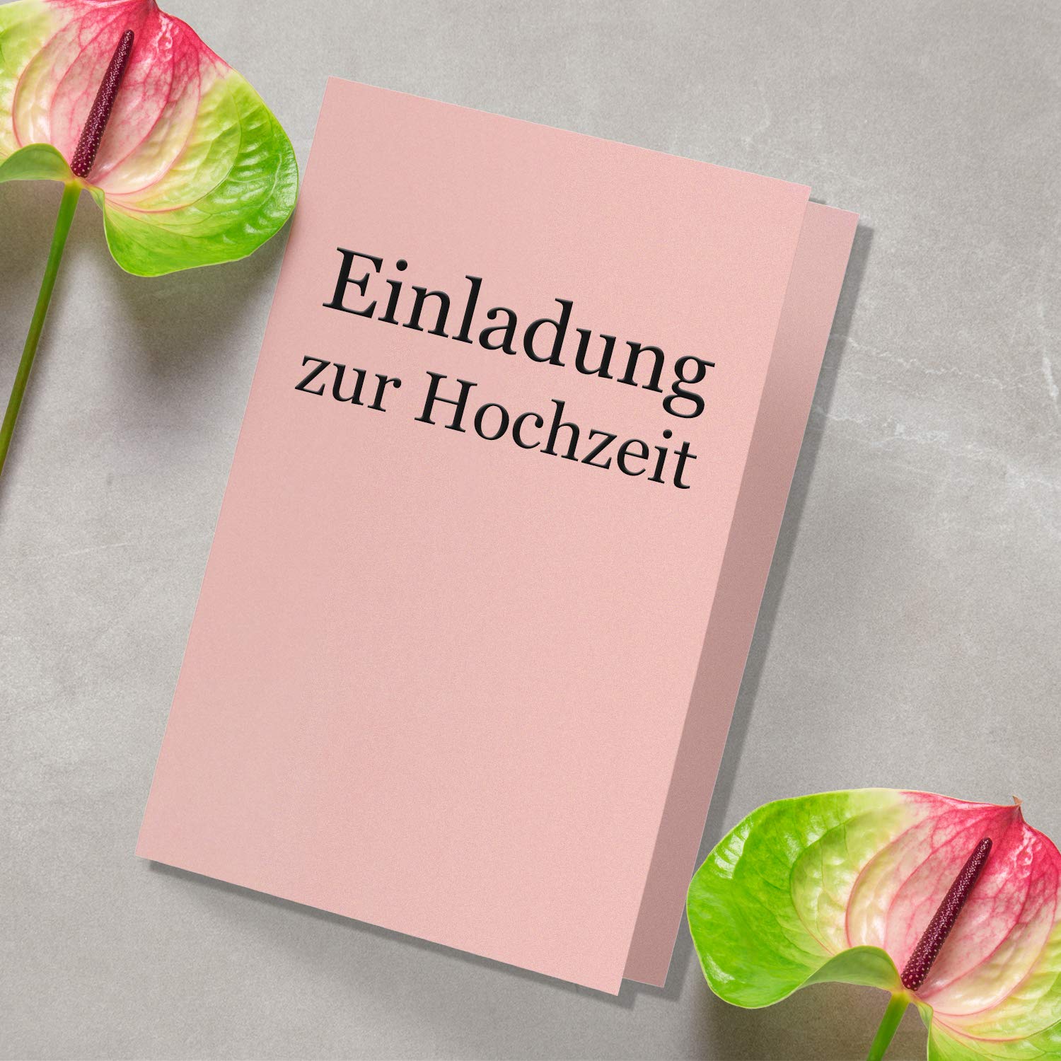 Tarjetas plegables de Gesamtparent, multicolores, tamaño DIN A5, color 16-Rosa 400 Karten