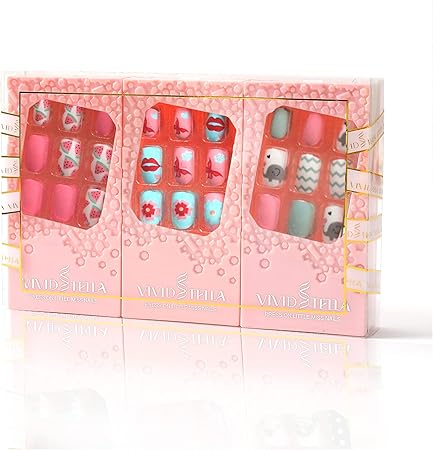 Amazon Vivid Tella 72ピース 偽物 爪 キッズ用 ネイルチップ つけ爪 接着済み 動物 デザイン フェイク ネイル プレスオン 子供 ネイル アート キット キュート ティーンエイジャー ガールズ ギフトネイル用品 ネイルチップ 通販 Amazon Vivid Tella 72ピース 偽物 爪 キッズ用 ネイルチップ つけ爪 接着済み 動物 デザイン フェイク ネイル プレスオン 子供 ネイル アート キット キュート ティーンエイジャー ガールズ ギフトネイル用品 ネイルチップ 通販
