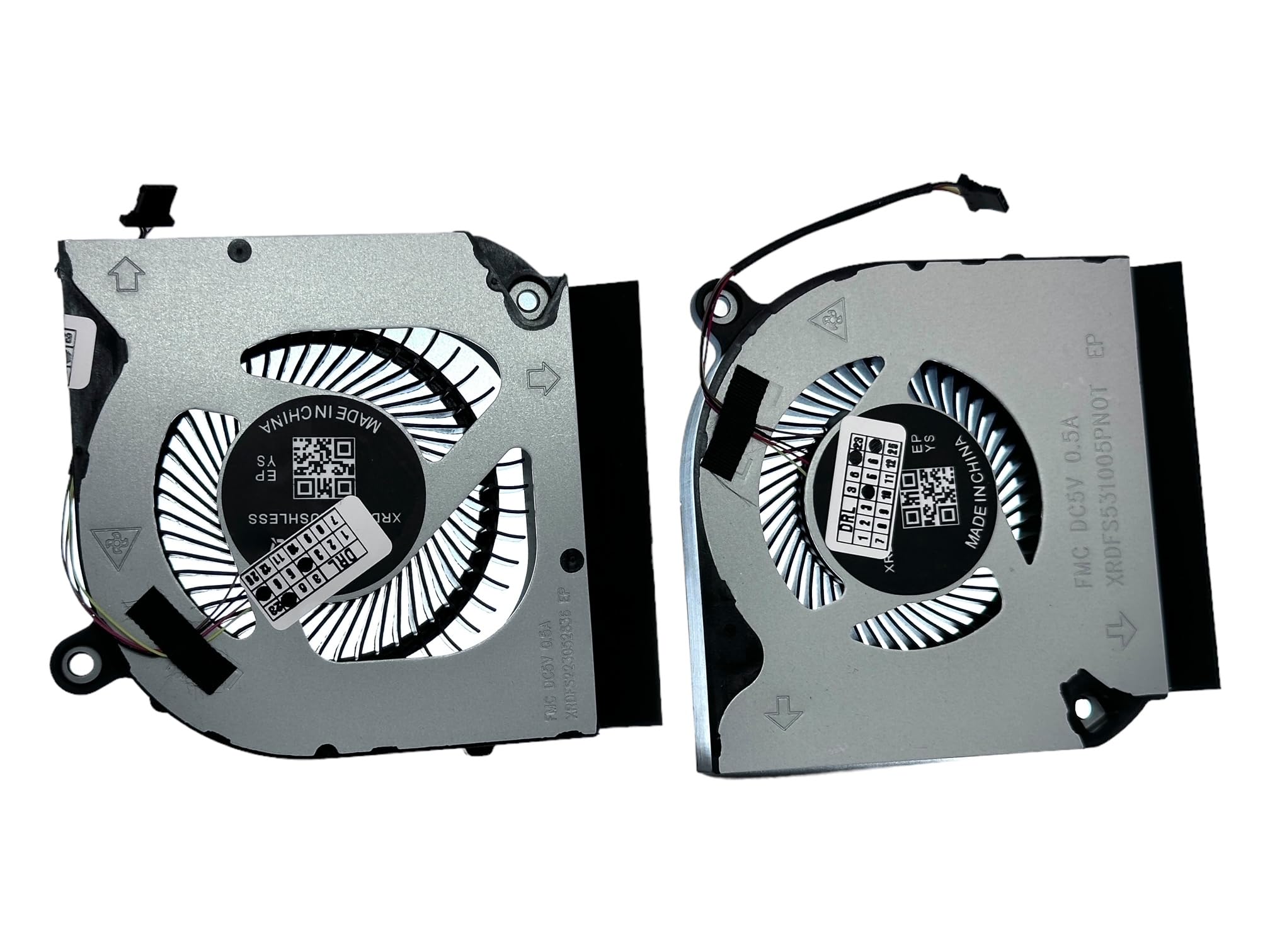 Ventola di Raffreddamento SET CPU + GPU per Acer Nitro 5 AN515-45, AN515-55, AN515-56, AN515-57, AN517-41, AN517-52, AN517-53; NP: DFS5K223052836, NS85C51-20H13, NS85C51-20H15