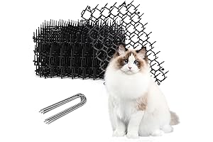 12-Piece Cat Scat Mat with Spikes: Ultimate Cat Repellent Solution