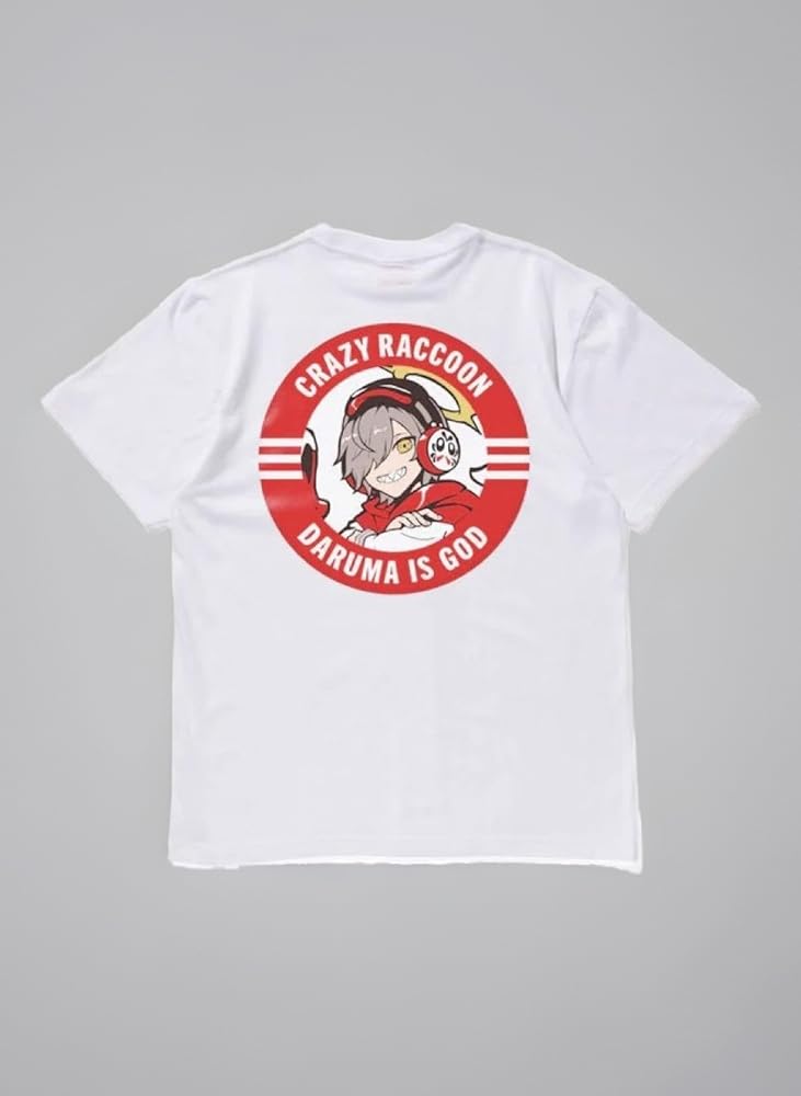 【最終値下げ】CR Crazy Raccoon だるまいずごっど Tシャツ Amazon.co.jp: M CRAZY RACCOON だるまいずごっど CR DARUMA IS