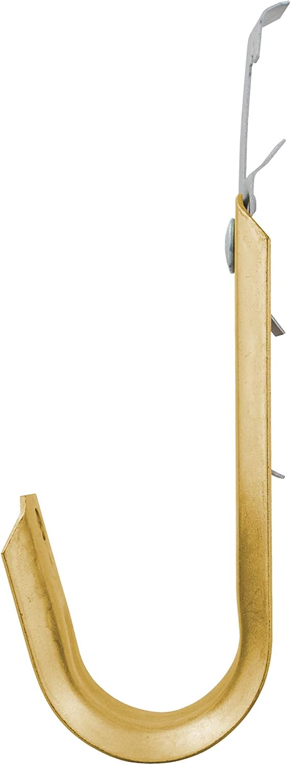 Prime Heavy Duty Metal Cable Support Batwing J-Hook Hangers with Bat Wing Clip for Ceiling Wire & Threaded Rod for Cable Management