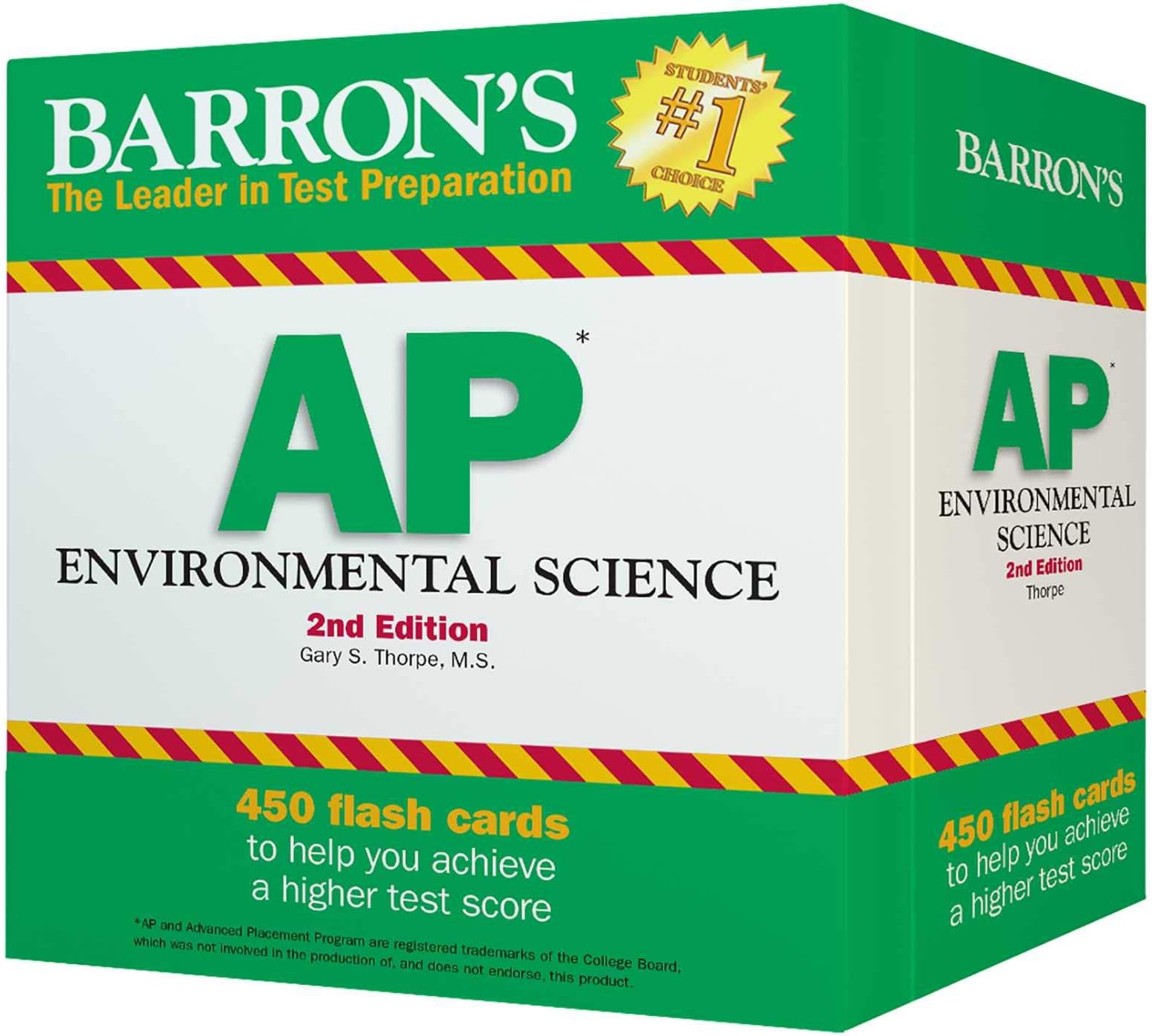 Barron's AP Environmental Science Flash Cards