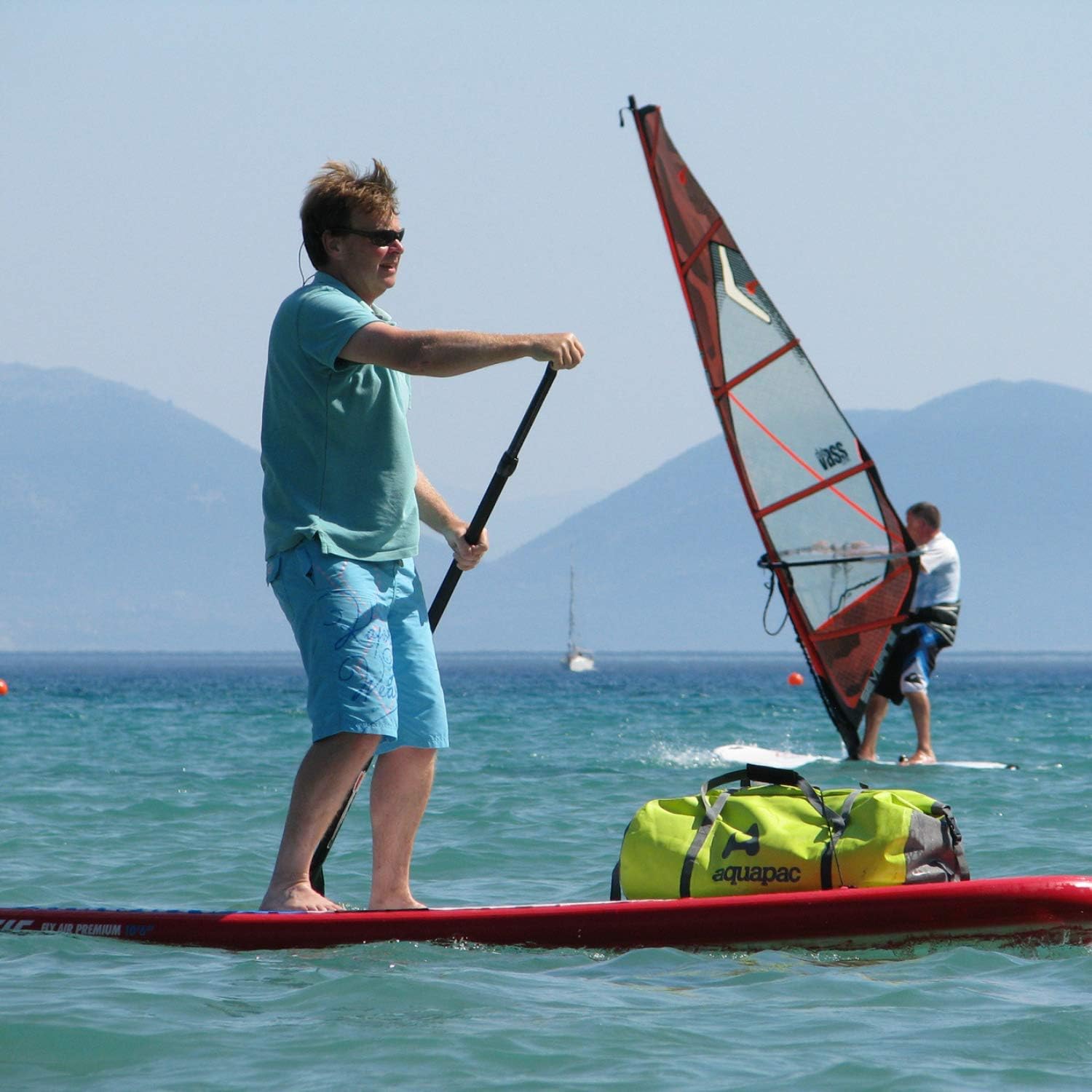 時代物 九谷焼 九谷万年窯 染付花瓶 元染写 古陶磁 高約28cm t97019