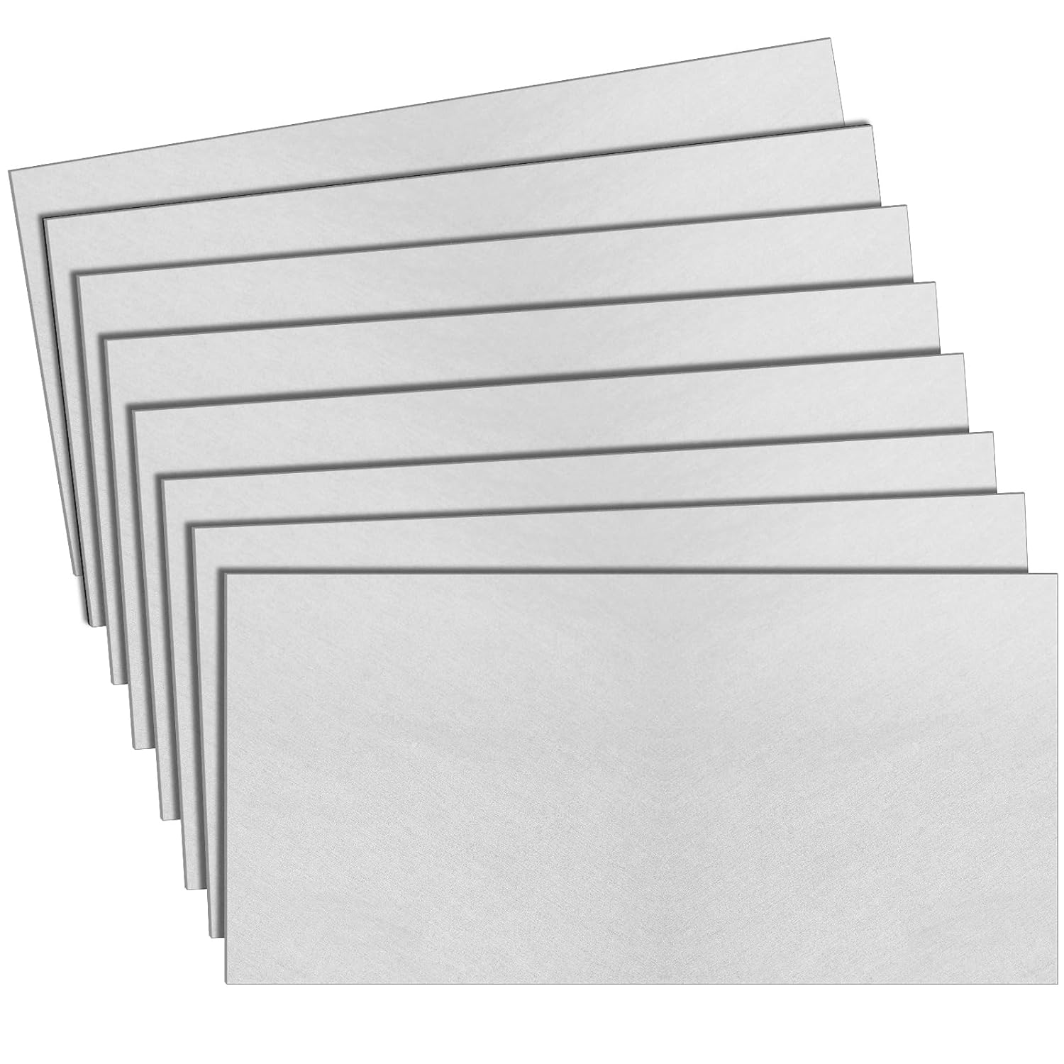 Zonon 8-Pack 20 Gauge Cold Rolled Steel Sheets 12x6x0.032" - Weldable Q195 Metal Plates for DIY Crafts, Auto Repairs, Easy Cut Bend Weld