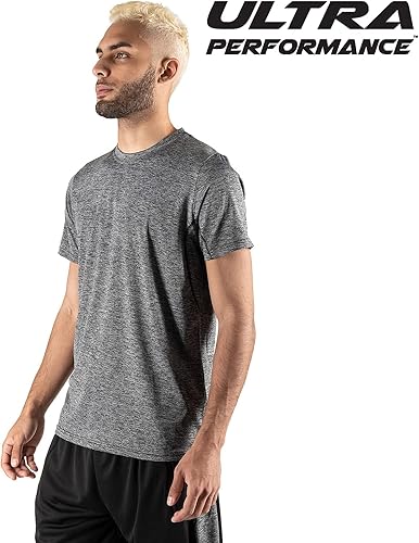 Miniatura 3 de 5 Pack Mens Gym Shirts for Men Workout Tshirts Shirts for Men Pack, Men's Athletic Shirts & Tees, Dri Fit Shirts for Men