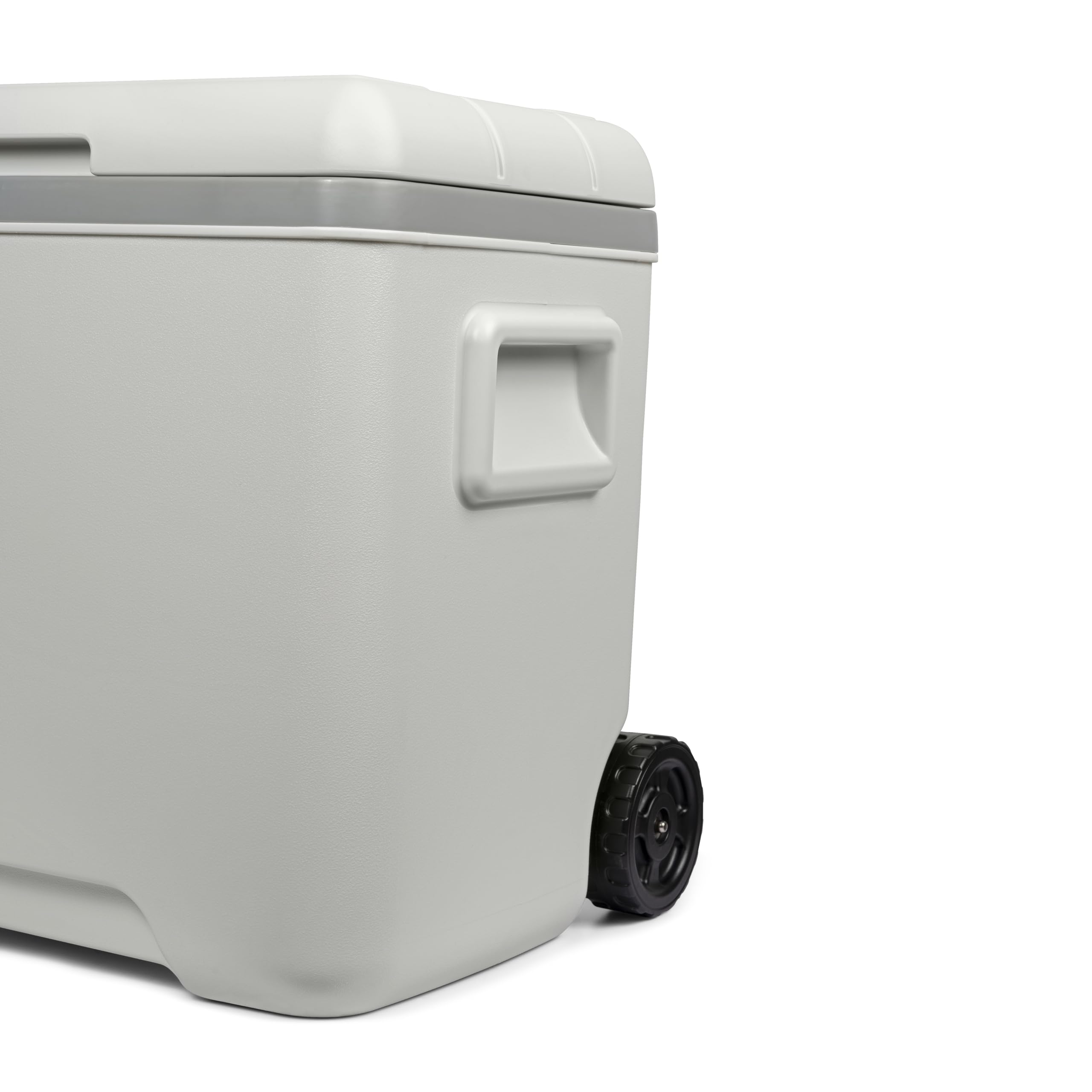 Steamy Marine 30, Frigoriferi portatile passivo con ruote, 30 Litri, Bianco