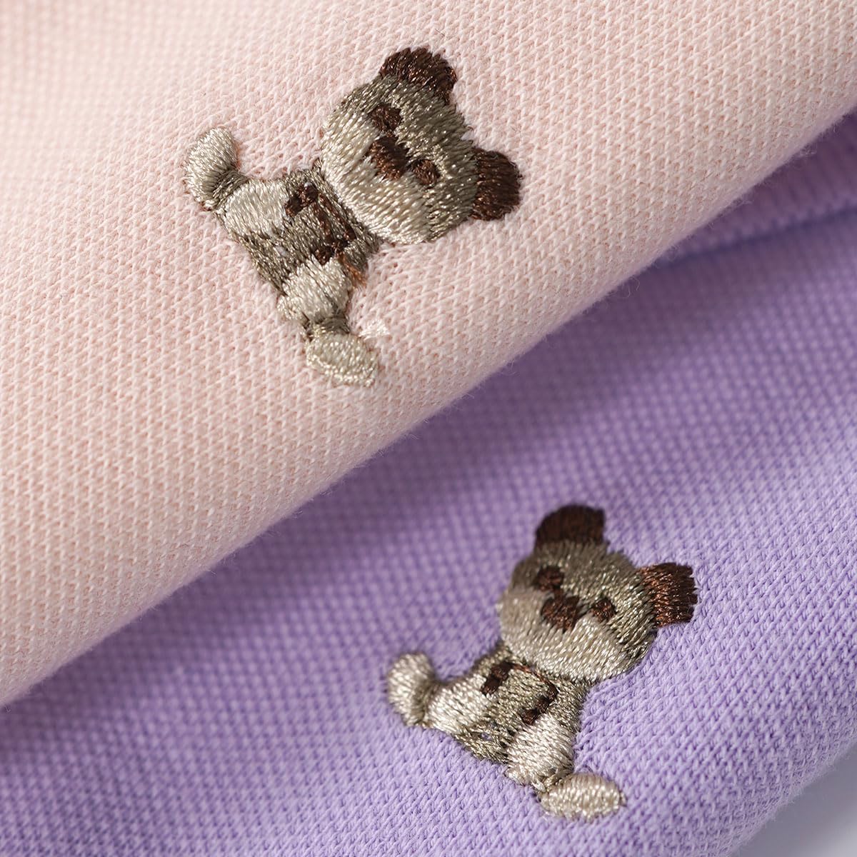 Baby Polo Romper Cotton Short Sleeve Embroidery Bear Jumpsuit 3-24 Months - Image 4