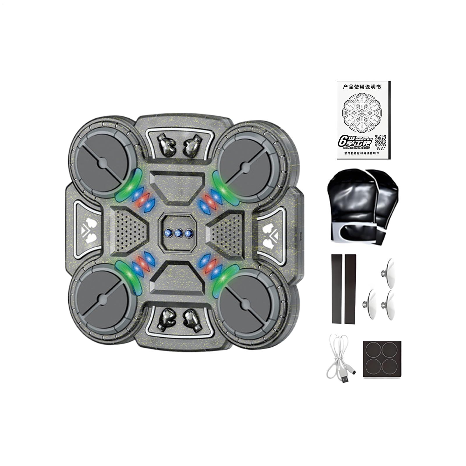 Cible de boxe pour mur compacte anti stress en appartement - 8