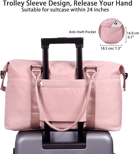 Miniatura 3 de Bolsa de fin de semana para mujer, bolsas de viaje para mujer, bolsa de gimnasio deportiva para fin de semana, bolsas de hospital para trabajo y