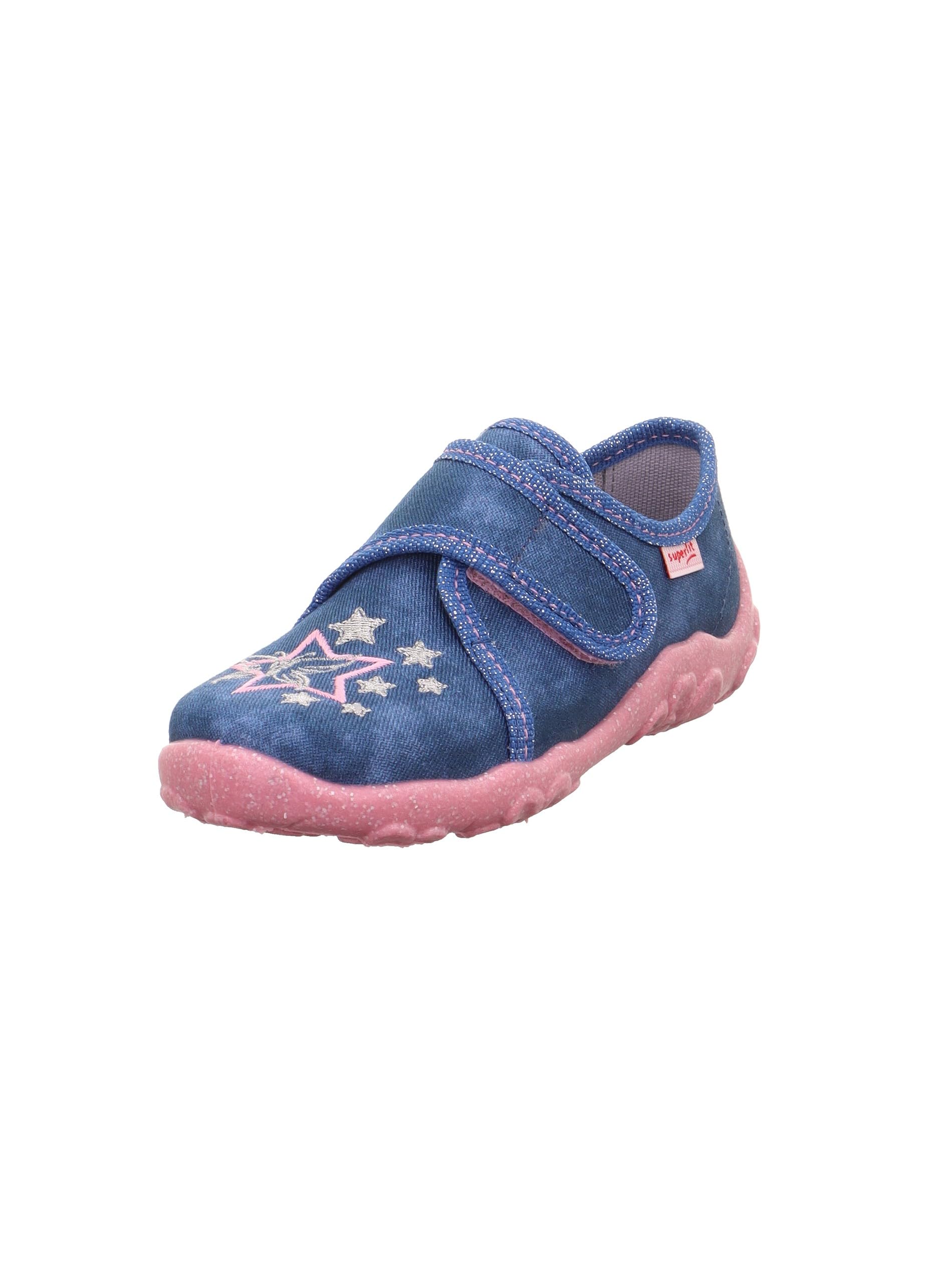 Superfit Belinda Mädchen Hausschuhe - Mit Schmetterling, Rutschhemmend
