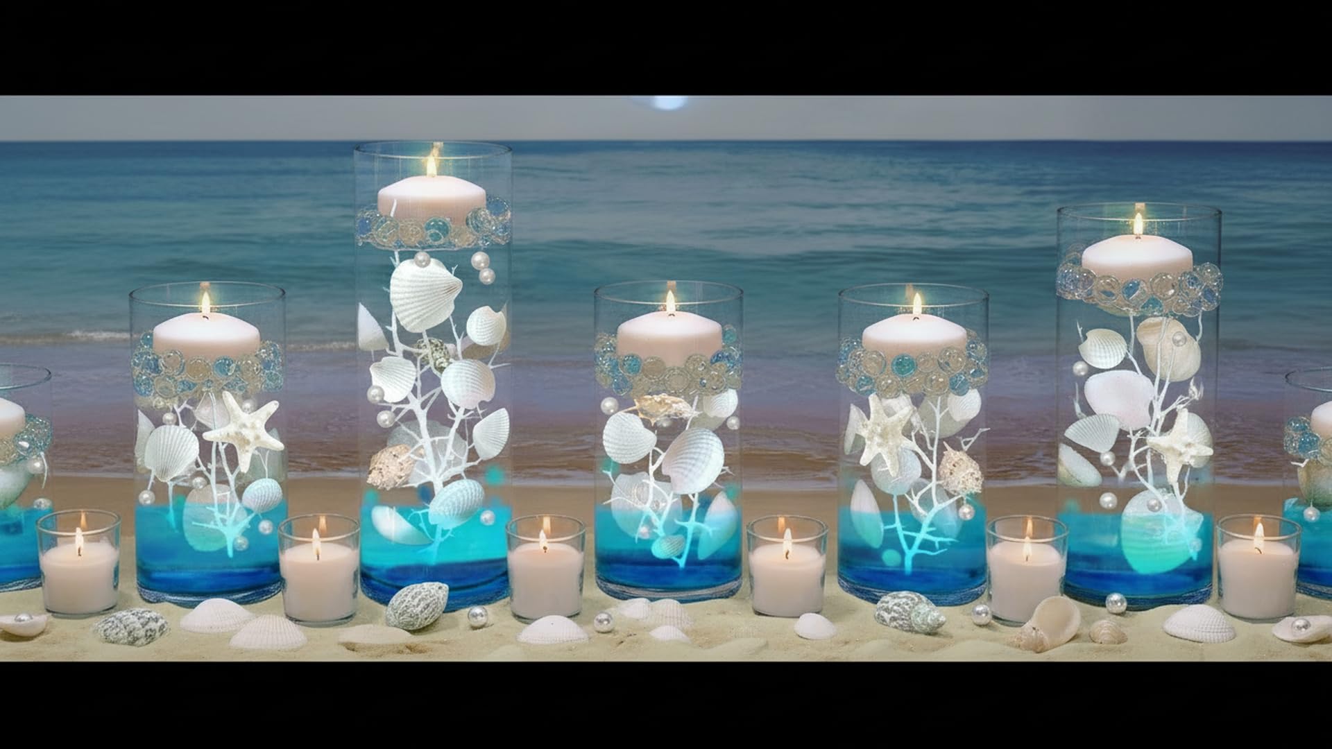 Amazon.com: Vase Pearlfection 75 Floating White Seashells-White