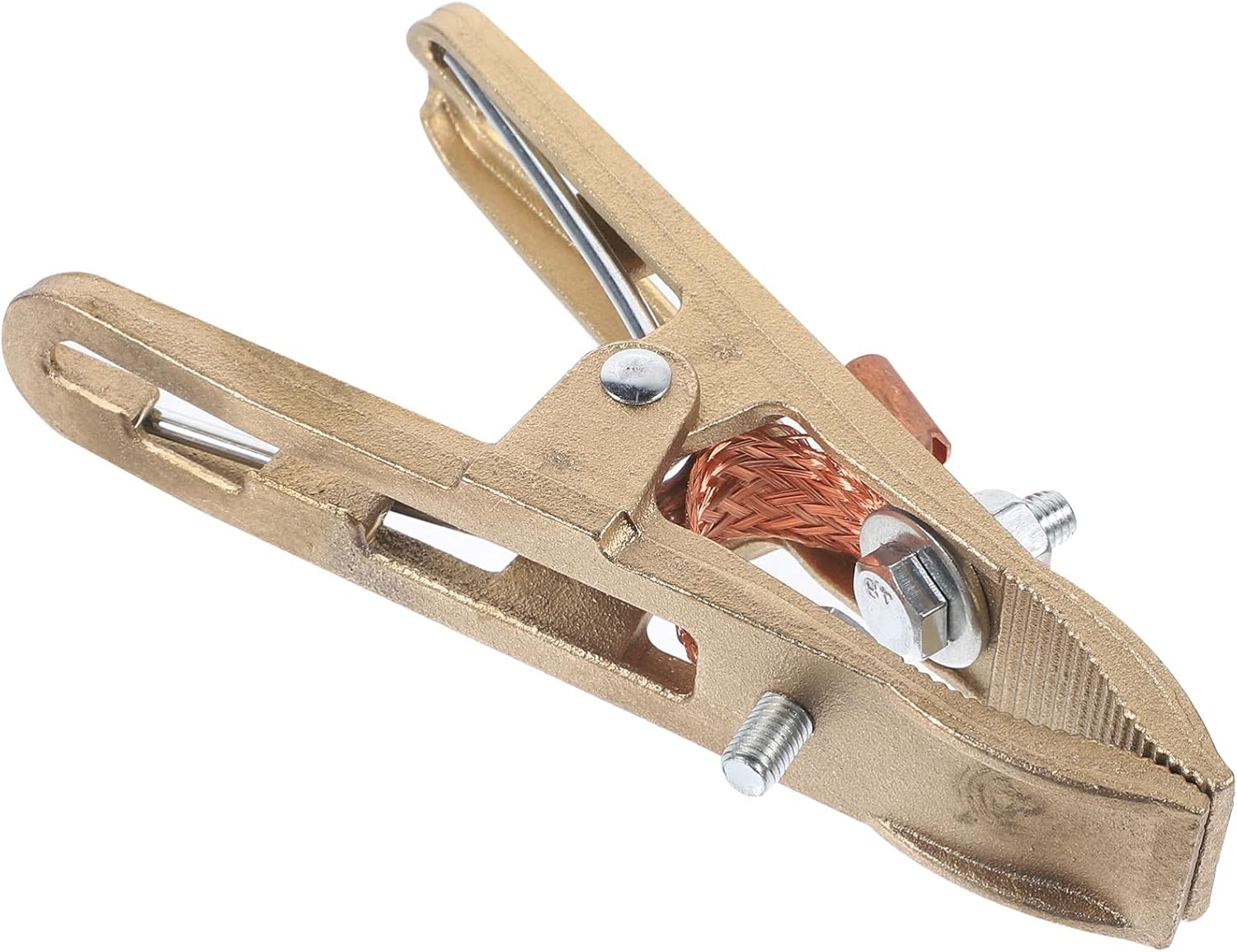 LIFKOME 500A Heavy Duty Copper Welding Ground Clamp Durable Electric Ground Clamp for Industrial Use Reliable Grounding for Machinery Manufacturing