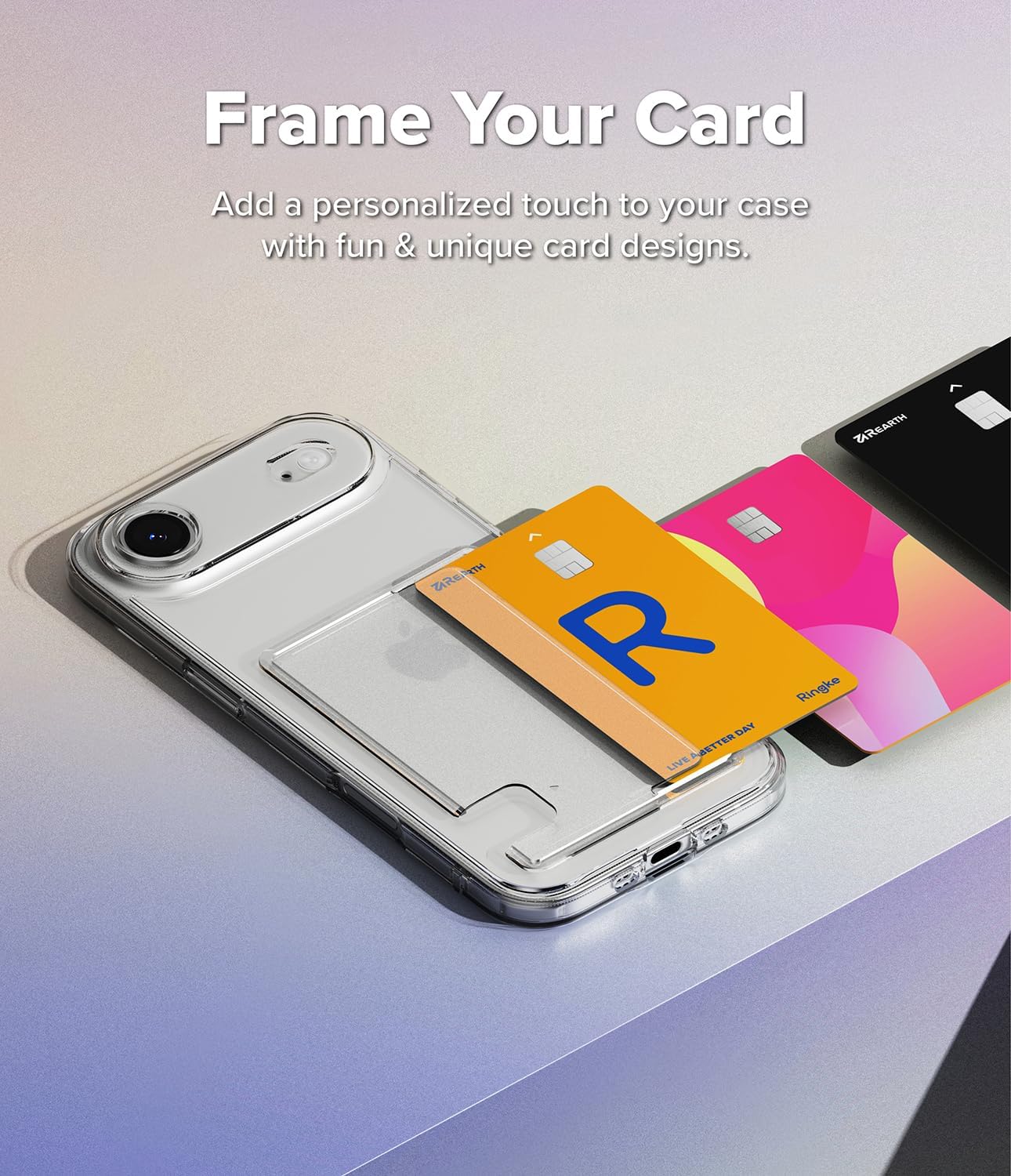 Ringke for iPhone Air Case [Fusion Card Clear] image 5