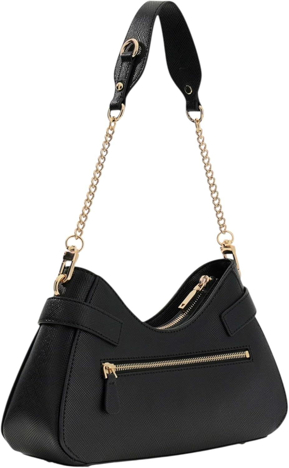 GUESS Jeans Black Polyurethane Women's Women's Handbag
