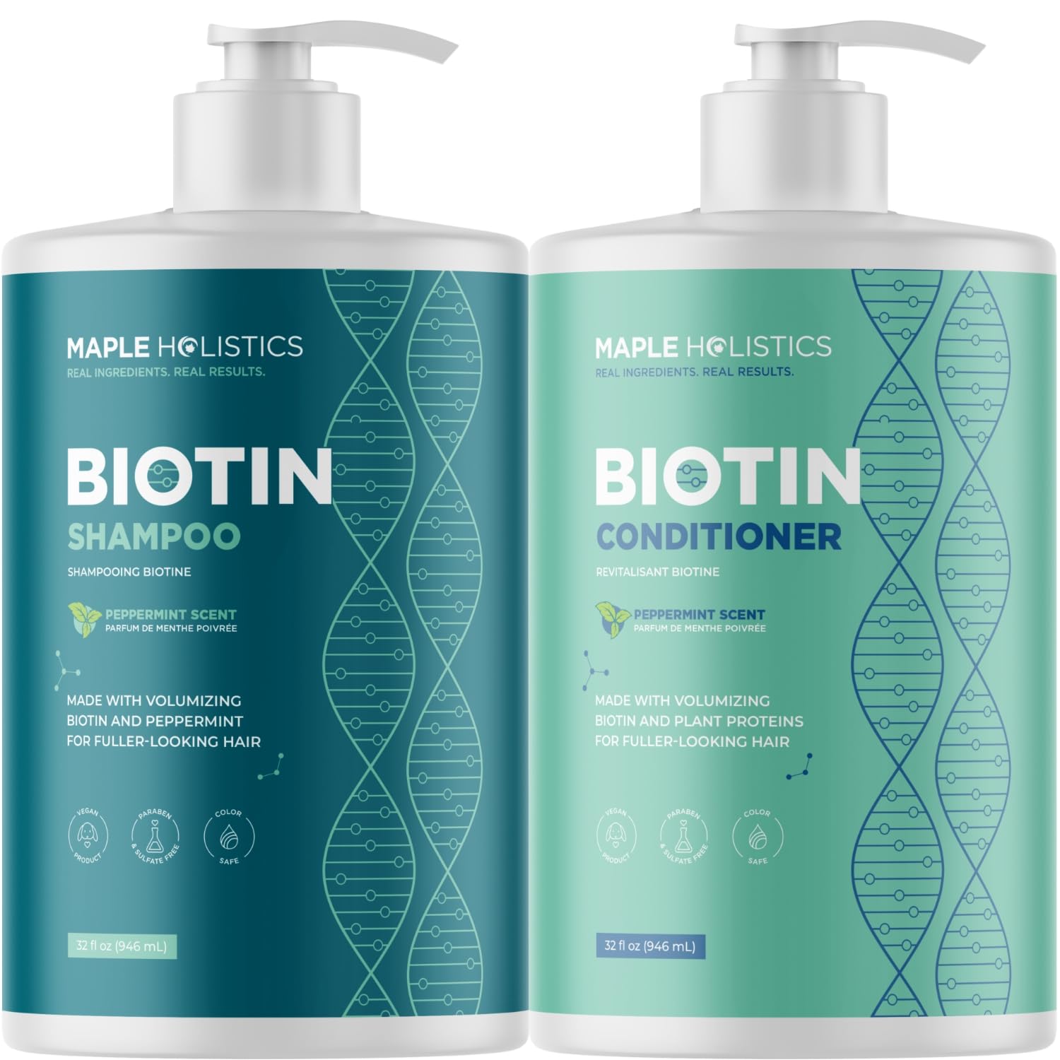 Volumizing Biotin Shampoo & Conditioner Set - Thinning Hair Care