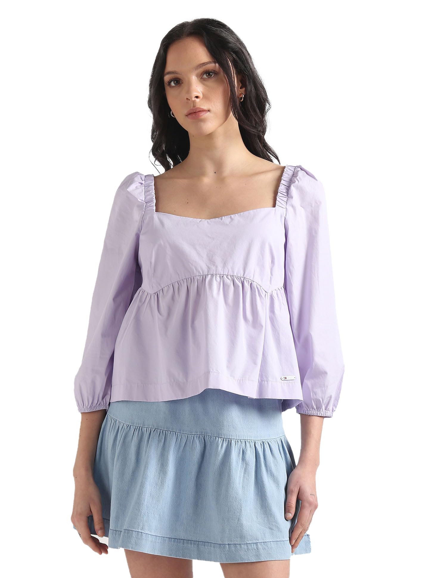 Women's Solid Regular Fit Top-image-22