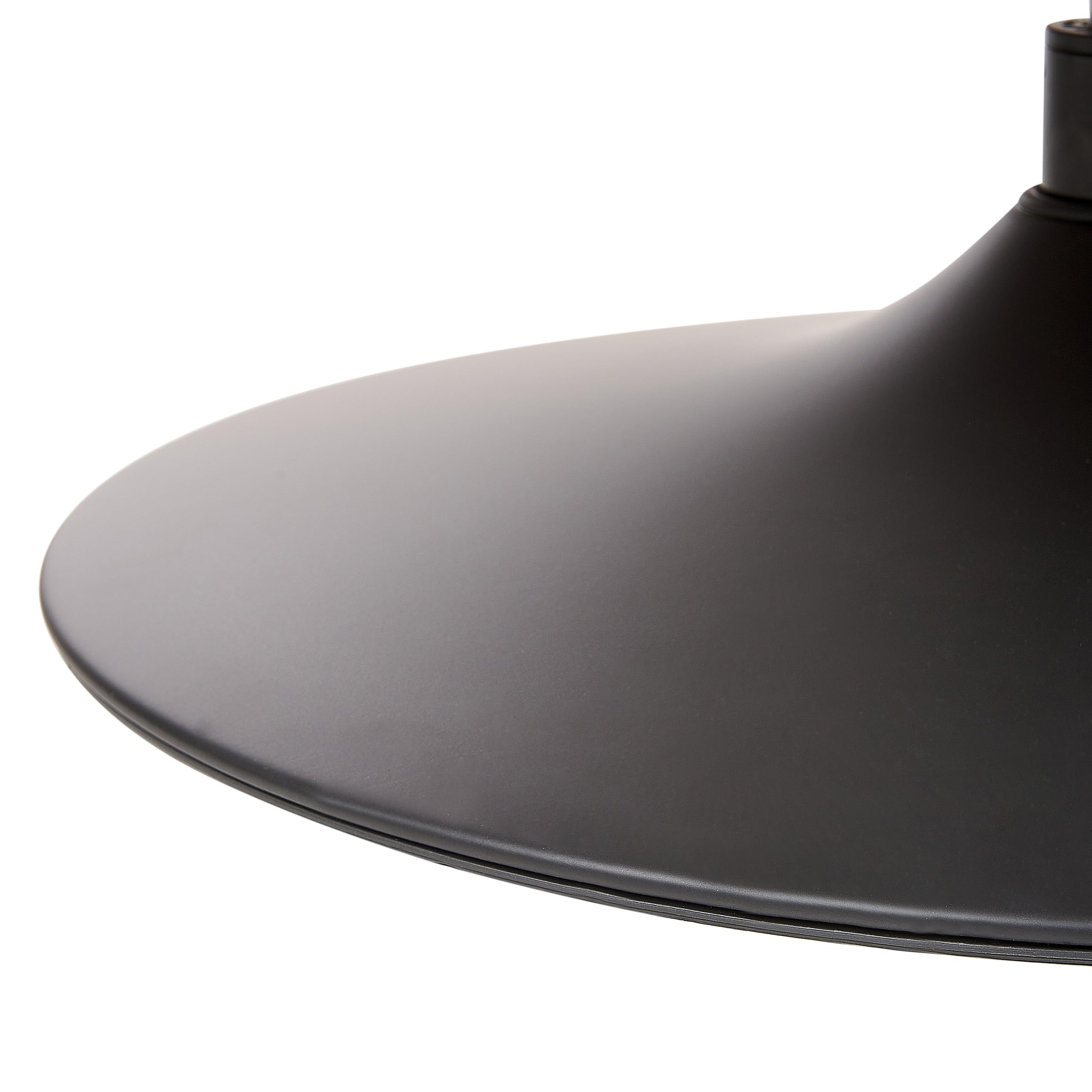 Beliani Sessel Samt gelb gesteppt mit Drehfunktion Metallgestell schwarz Retro Nolvik