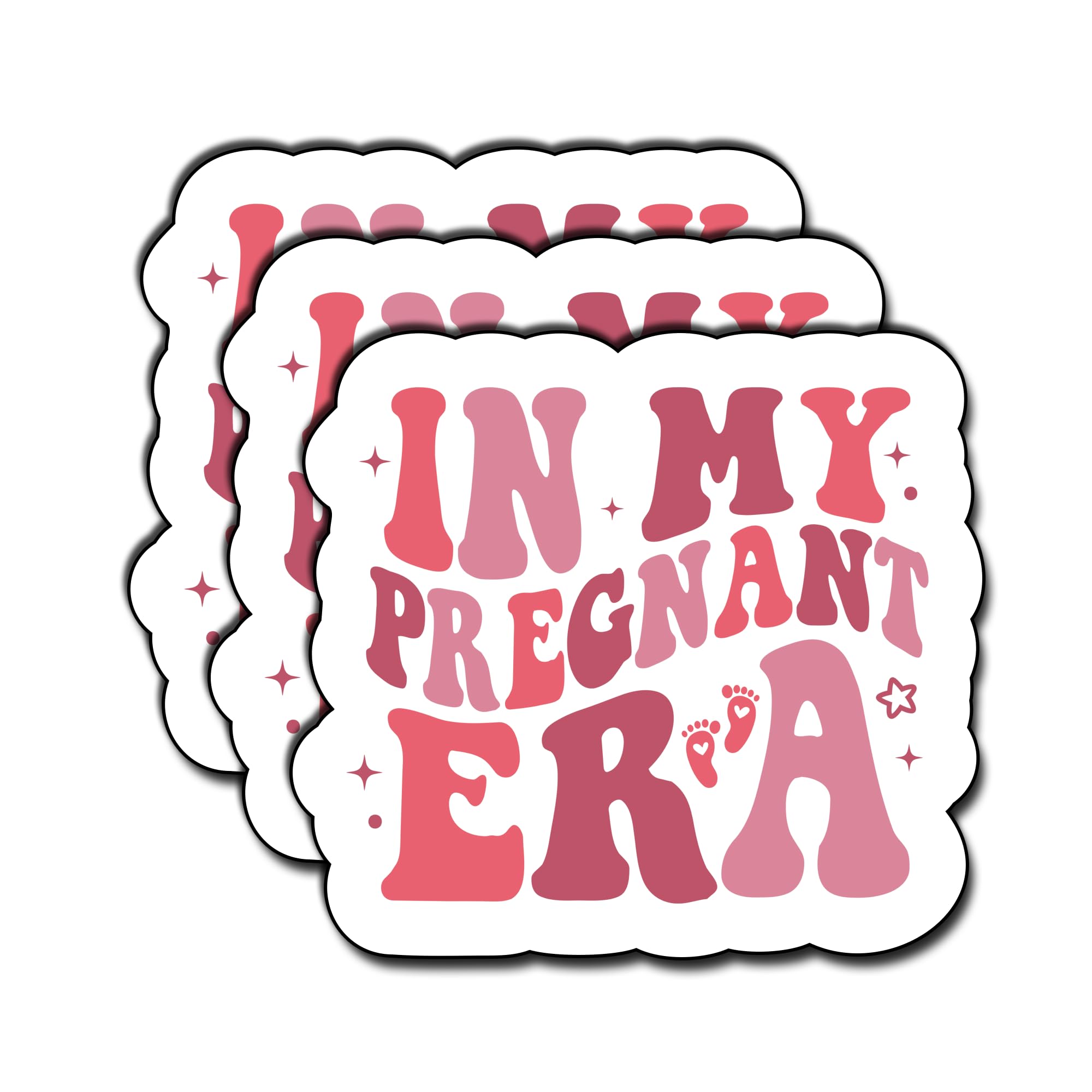 TADAVAX Decorate Books Laptops Phone Water Bottles Kindle Bookish Stickers Decal Waterproof Vinyl Decals Funny (in My Pregnant Era)