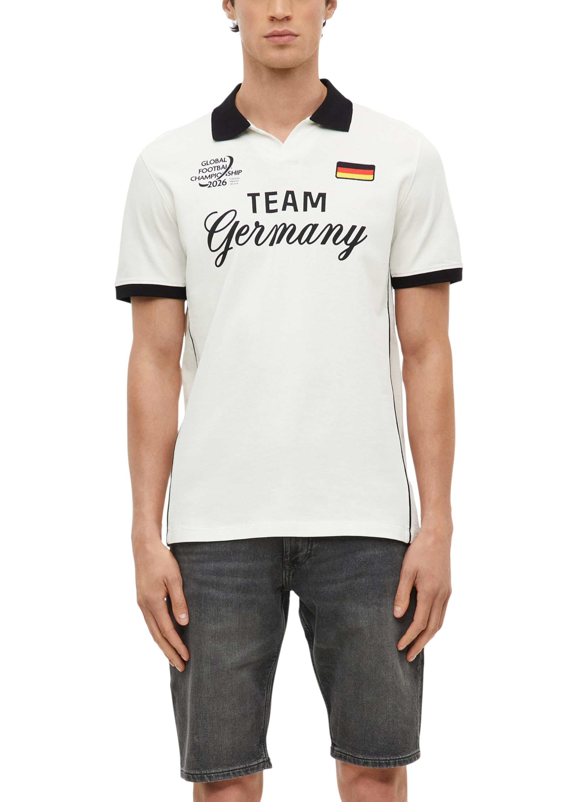 s.Oliver Men's 2178754 Polo Shirt (Pack of 1), White, XXL