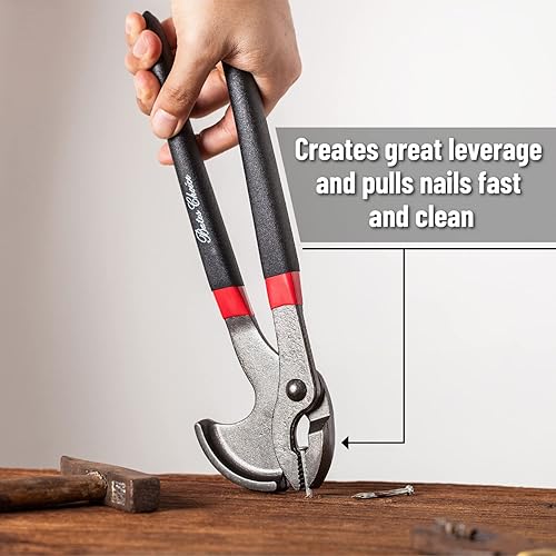 Miniatura 6 de Bates - Extractor de uñas, alicates, herramienta de eliminación de uñas de 11 pulgadas, multiherramienta, herramientas de mano, extractor de grapas,