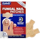 Nail Patches 21 Pcs, Toenail Treatment Extra Strength, 8-Hour Overnight Nail Treatment for Damaged, Discolored and Thickened Nails, Effortless Hydrogel Nail Care for Women and Men