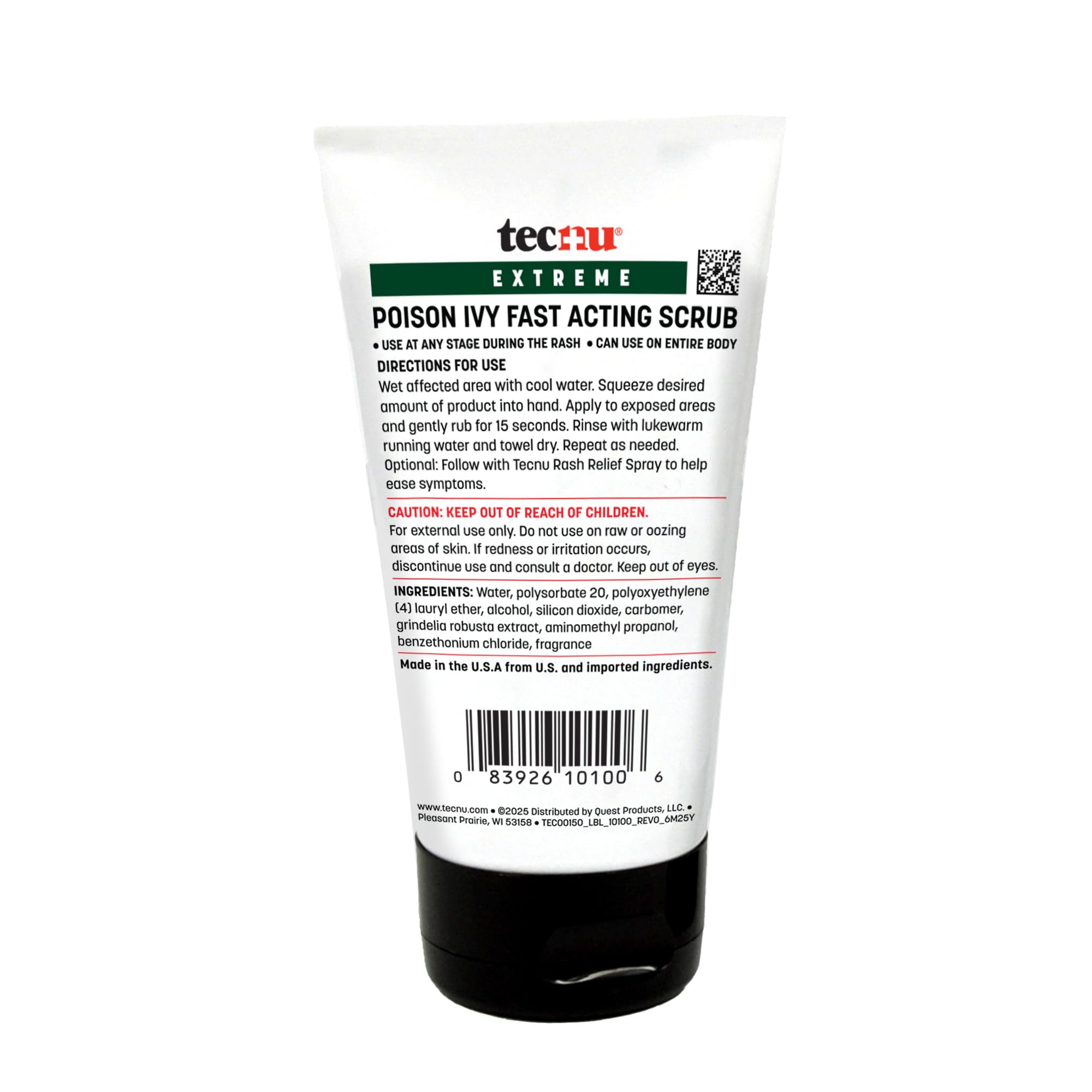 Tecnu Extreme Poison Ivy and Oak Scrub, Removes Oils that Causes Rash 4 Oz — Amazon image 2