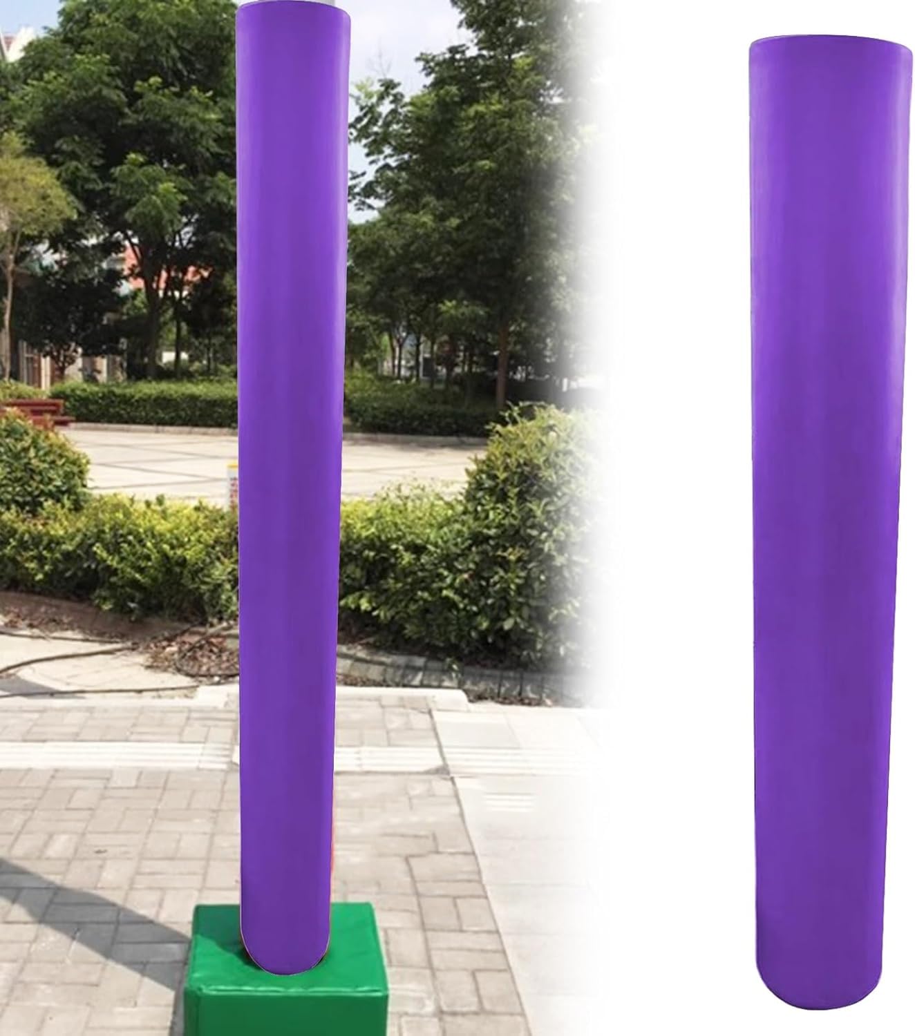 VUIKLCty Pole Padding For Outdoor Safety Weatherproof Protection For Garage And Playground Posts(Dia 165mm (6 1/2in))