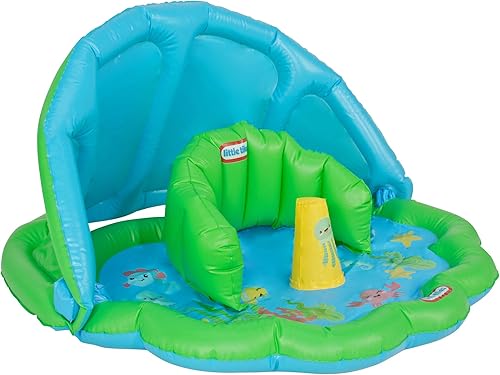 Miniatura 9 de Little Tikes Inflatale Pool Floats & Outdoor Summer Toys Little Tikes Timmy The Turtle - Flotador para piscina,Little Tikes Baby & Me Float -
